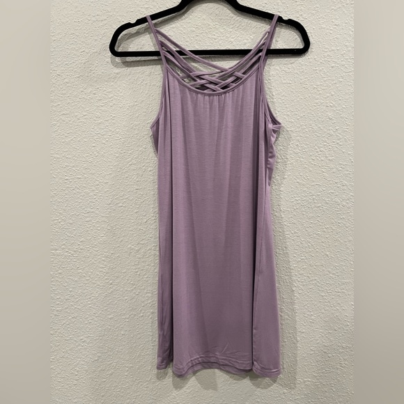 Easel strappy tank top dusty lavender large - Picture 2 of 6